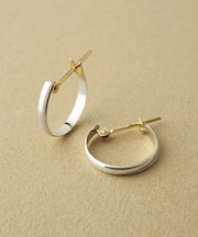 SV/K10 シンプルベーシックフープピアス