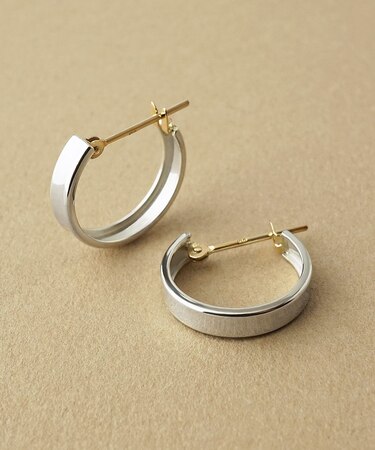 SV/K10 フラットライン ベーシックフープピアス