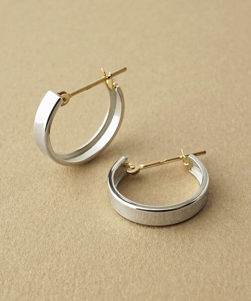 SV/K10 フラットライン ベーシックフープピアス