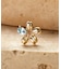 【 Solo Pierce】K10  タカラガイフラワーピアス