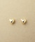 [ セカンドピアス]K18 ハートピアス( YG)