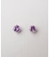 [ セカンドピアス]Pt パープルサファイヤピアス