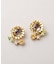 [ 誕生花ジュエリー] 8月ヒマワリピアス