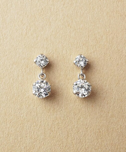 【Lively】K10 2石 スイングピアス( WG)