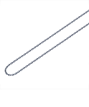 【40cm】ブラックロジウムメッキ サージカルステンレス チェーン