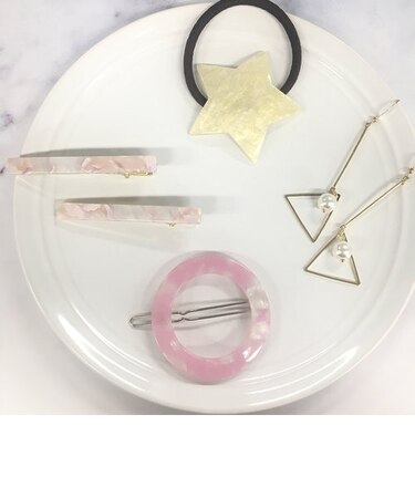 web限定！【via Capr5点セット】ヘアアクセ・ピアス/キュート おでかけセット