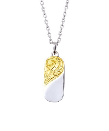 【ハワイアンジュエリー】サージカルステンレス ペアネックレス【LaniHoni（ラニホニ）】（メンズ単品）