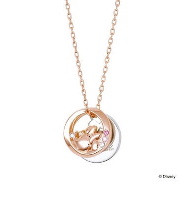 【Disney限定ジュエリーBOXでお届け】ディズニー ミニーマウス / シルバー ネックレス