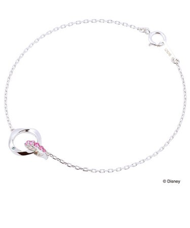 【プリンセスメッセージカード&BOX付き】ディズニープリンセス アリエル /シルバー ペア ブレスレット（レディース単品）