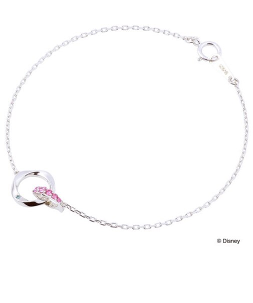 【プリンセスメッセージカード&BOX付き】ディズニープリンセス アリエル /シルバー ペア ブレスレット（レディース単品）