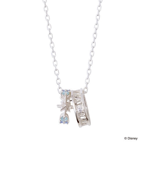 THEKISSシンデレラモデル　ペアネックレス ディズニープリンセス シンデレラ / シルバー ペア ネックレス