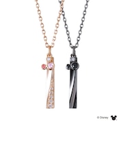 ディズニー ミッキー＆ミニー / シルバー ペア ネックレス