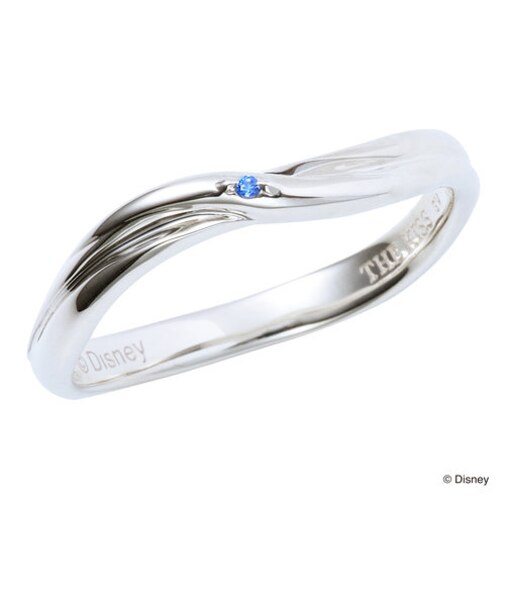 【アナと雪の女王限定ジュエリーBOXでお届け】ディズニー アナと雪の女王 / シルバー ペア リング(メンズ単品)