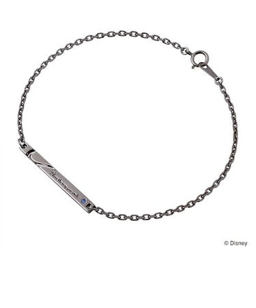 【プリンセスメッセージカード&BOX付き】ディズニープリンセス べル / シルバー ブレスレット(メンズ単品)