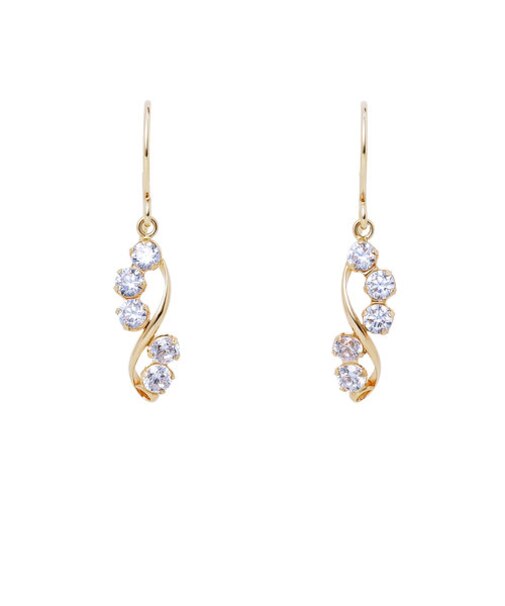 イエローゴールド ピアス