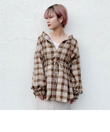 オーバーサイズブラウス