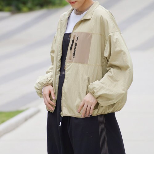 Slazenger （スラセンジャー）異素材切り替えジップブルゾン｜ニコルの