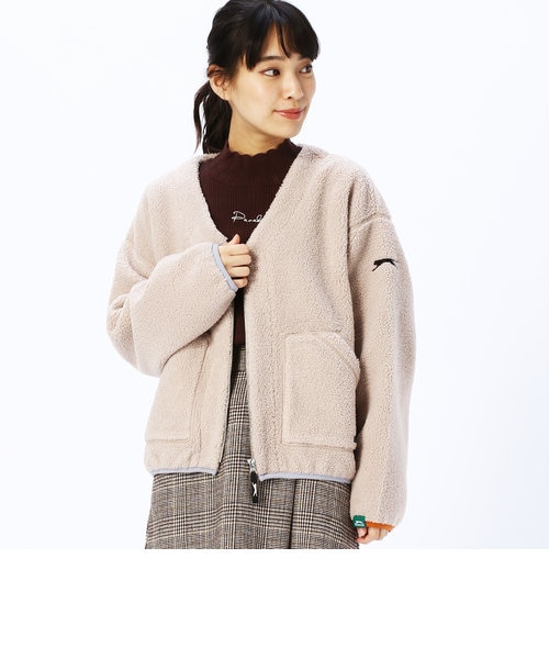 Slazenger(スラセンジャー）Vネックボアジップブルゾン｜ニコル