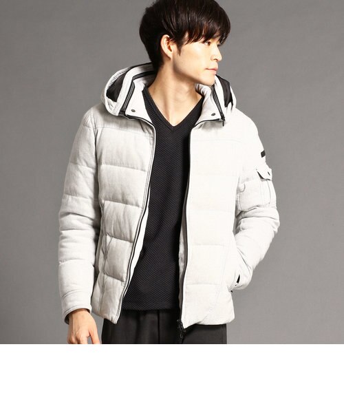 【美品】NICOLEフード付きダウンジャケット フード付きデニムダウンジャケット｜ニコルの通販｜&mall（アンド