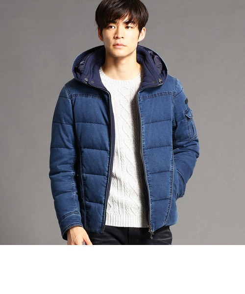 フード付きデニムダウンジャケット｜ニコルの通販｜&mall（アンド
