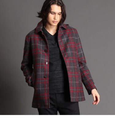 メルトンステンカラーコート