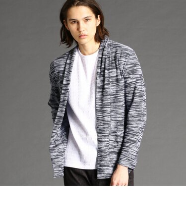 メランジ調カーディガン