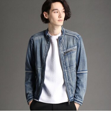 ヴィンテージジャージライダースブルゾン