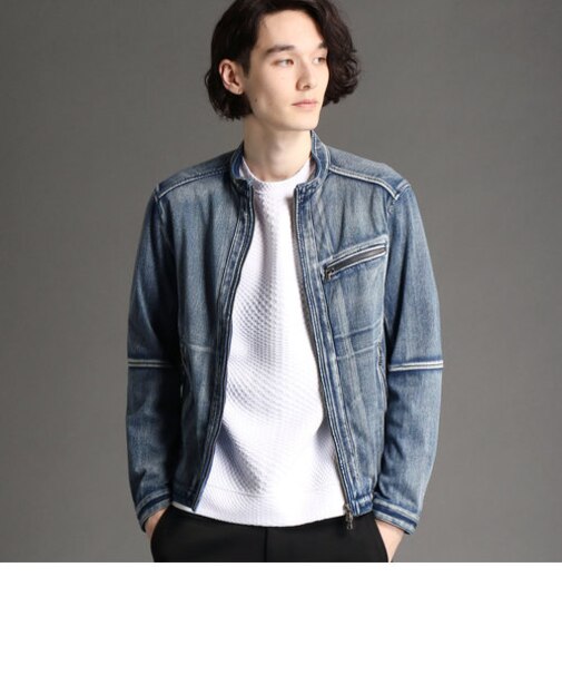 ヴィンテージジャージライダースブルゾン