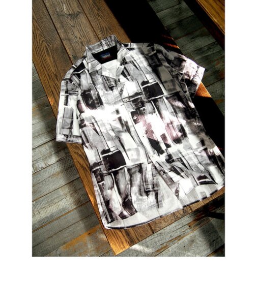 デザインイタリアンカラーシャツ