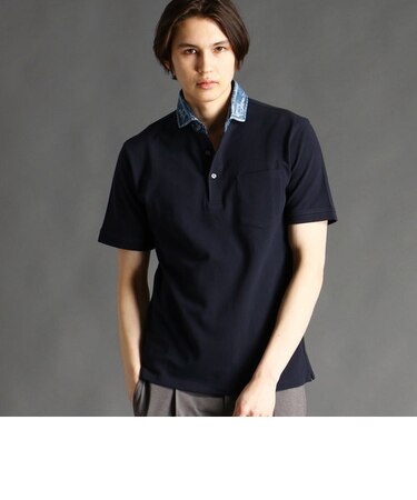 鹿の子ポロシャツ