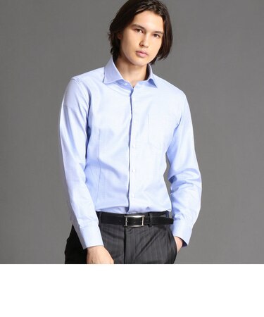 MONTI ハウンドトゥース柄ドレスシャツ