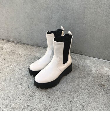 厚底サイドゴアブーツ