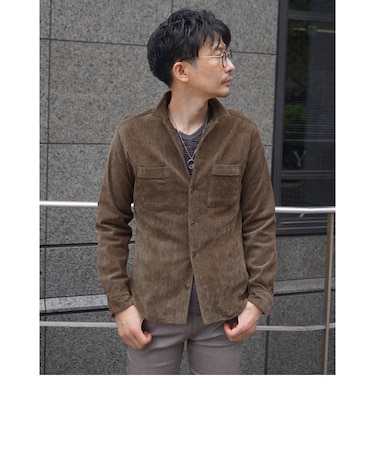 ブライトコーデュロイシャツブルゾン