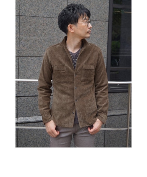 ブライトコーデュロイシャツブルゾン