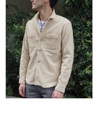 ブライトコーデュロイシャツブルゾン