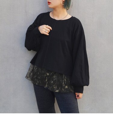 リバーシブルチュールオーバートップス