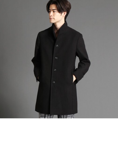 ウールライクスタンドコート