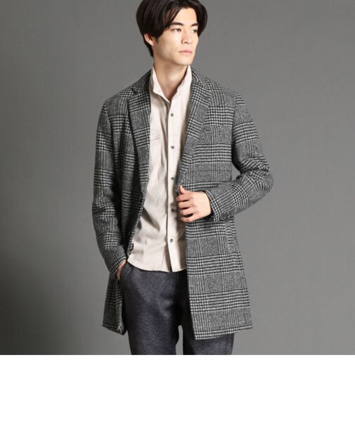 ハイブリットメルトンチェスターコート