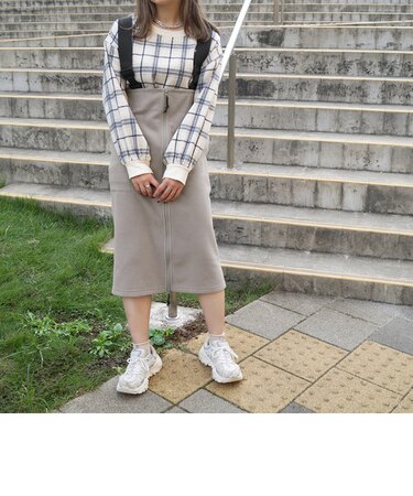 フリース ジャンパースカート