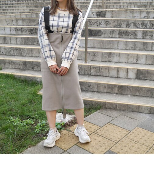 フリース ジャンパースカート