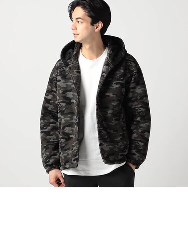 定番裏ファーフードブルゾン