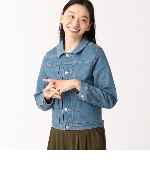 程よく着こまれた雰囲気のストレッチGジャン