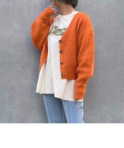 シャギーニット2WAYトップス