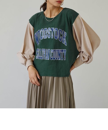 ドッキングスウェットプルオーバー