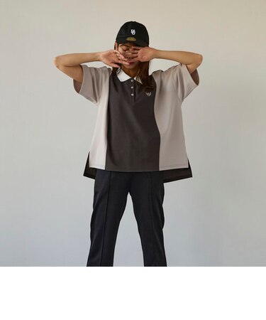 ブロッキングポロシャツ