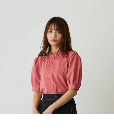 【人気リピート商品】カンフー風刺繍ブラウス