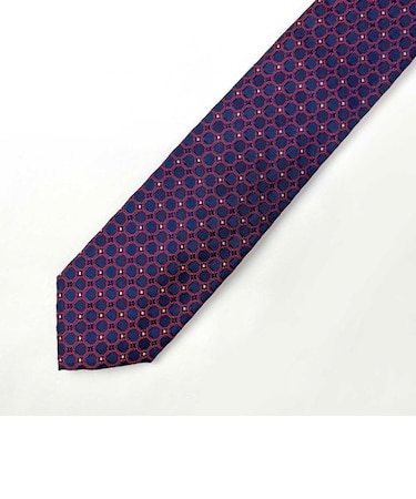 【ex/tra】ジオメトリックジャカード ネクタイ