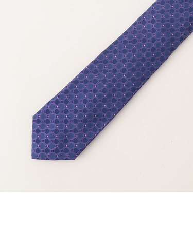 【ex/tra】ジオメトリックジャカード ネクタイ
