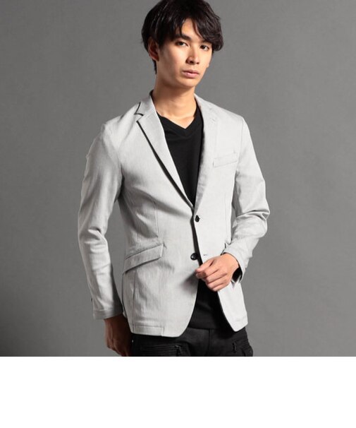 ブライトガムストレッチヘリンボンジャケット