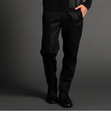 スウェード調イージースラックス